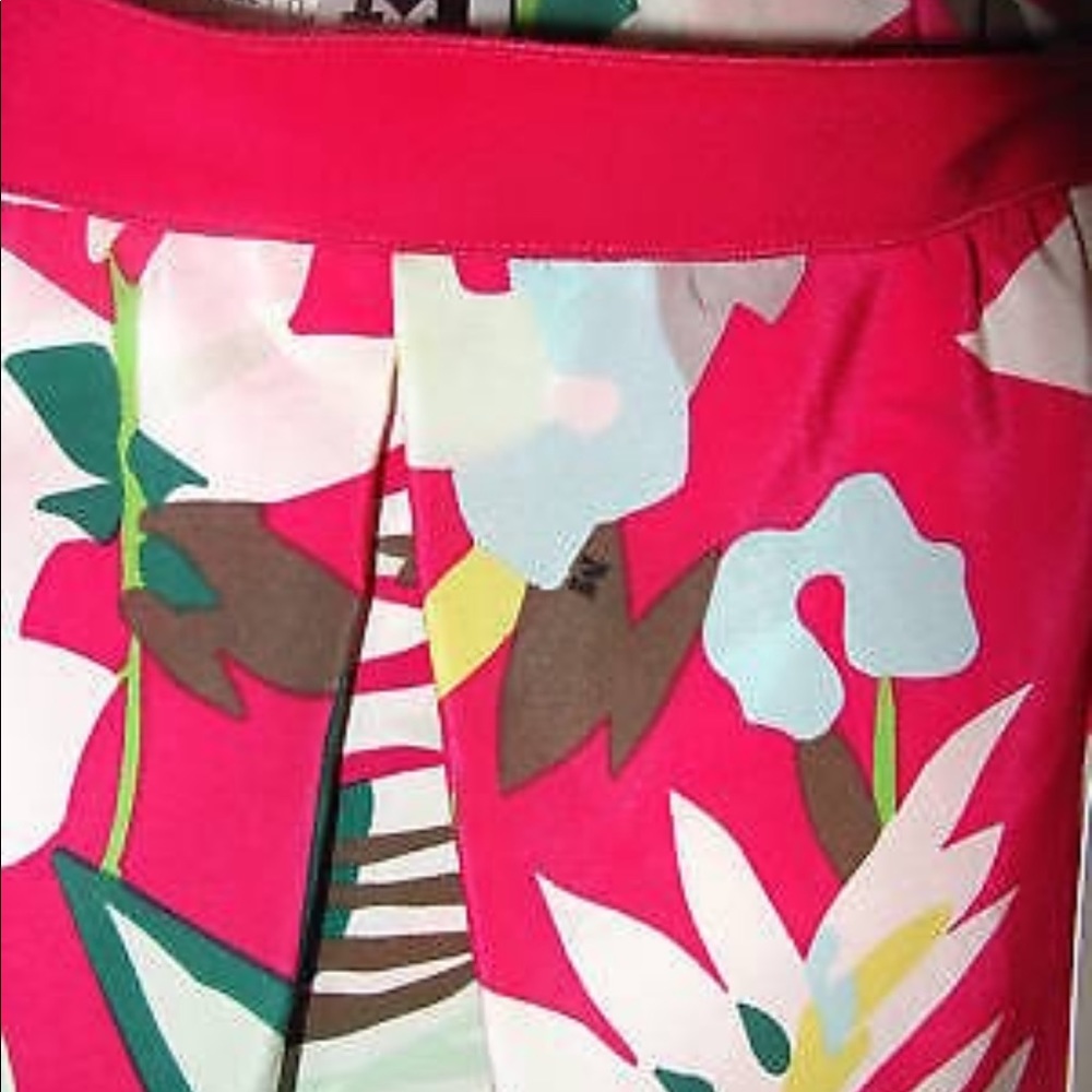 Missoni Silk Skirt Floral Scarf Pink Coquette Y2K Vintage Luxury Size XS New - Picture 7 of 16